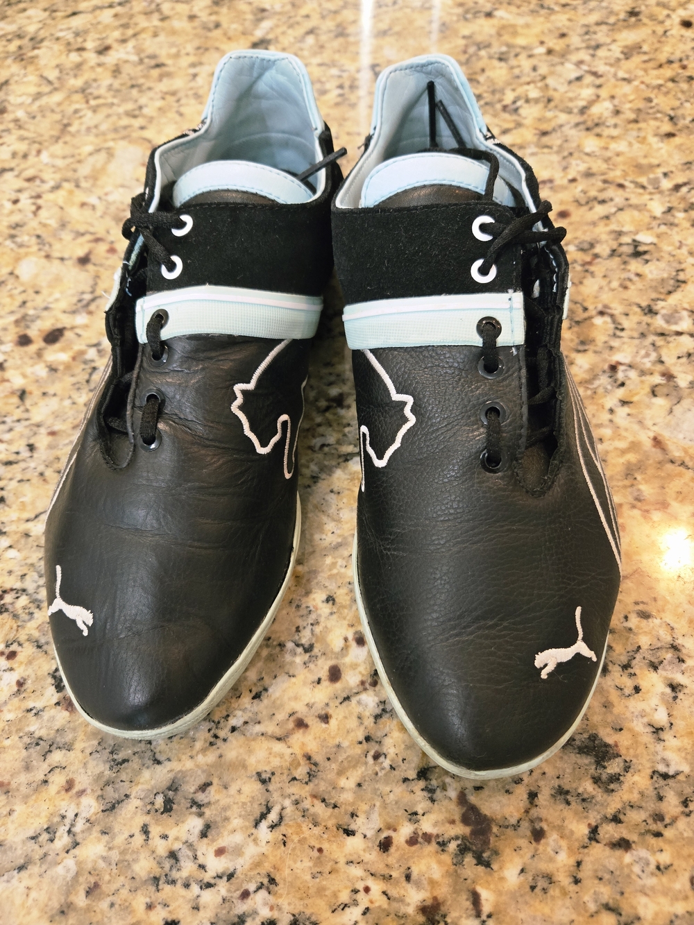 Puma Women's Black & Blue Shoes US 9